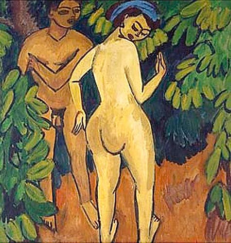 Ernst Ludwig Kirchner - Adam and Eve
