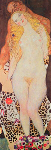 Gustav Klimt - Adam and Eve (unfinished)