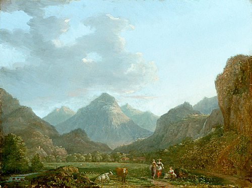 Alexandre Calame - Alps landscape