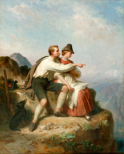Ludwig Hofmann-Zeitz - At high alp