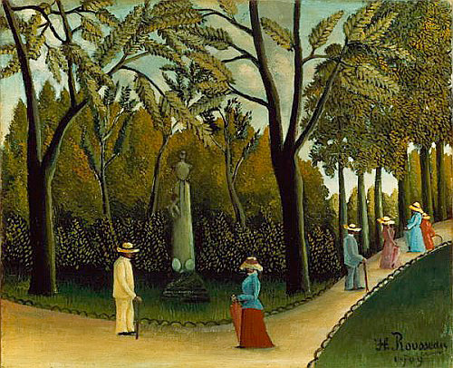 Henri Rousseau - At Jardin du Luxembourg