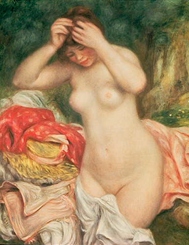Pierre-Auguste Renoir - Bather Arranging her Hair