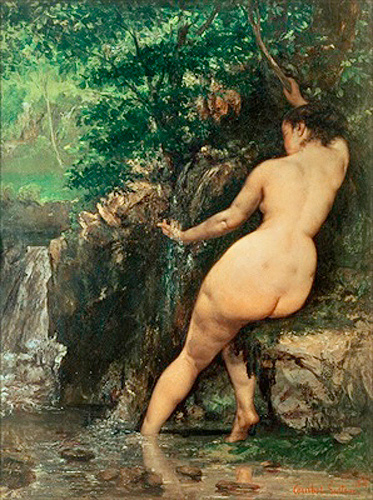 Gustave Courbet - Bather at the Source