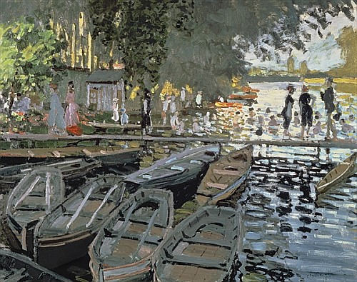 Claude Monet - Bathers at La Grenouillere
