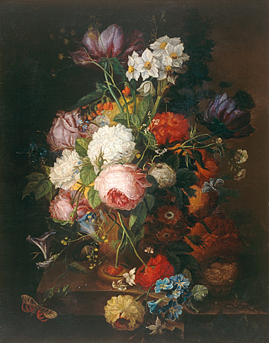 Cornelis von Spaendonck - Nachfolger - Bouquet of summer flowers