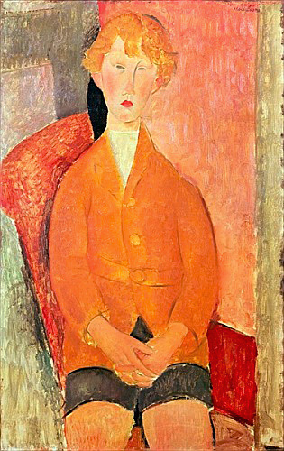 Amadeo Modigliani - Boy in Shorts