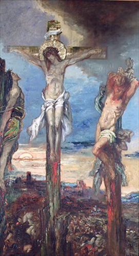 Gustave Moreau - Christ between the Two Thieves