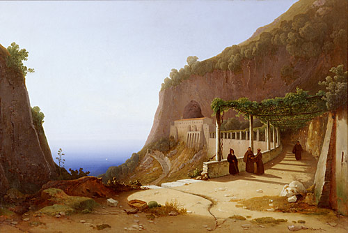 Gustav von Haugk - Convent of Capuchins in Amalfi