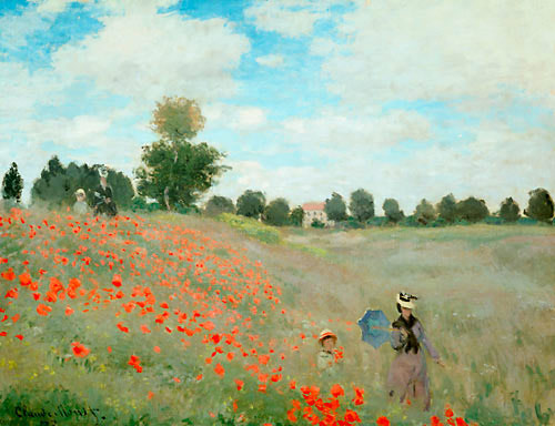 Claude Monet - Corn poppy in the area of Argenteuil