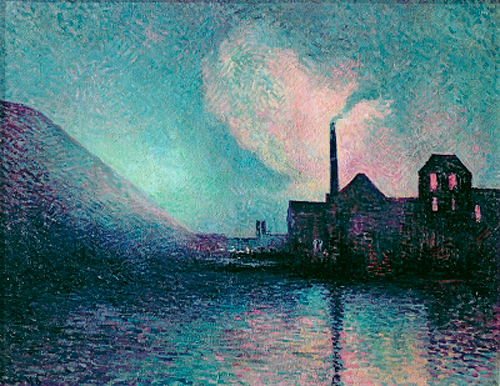 Maximilien Luce - Couillet by Night