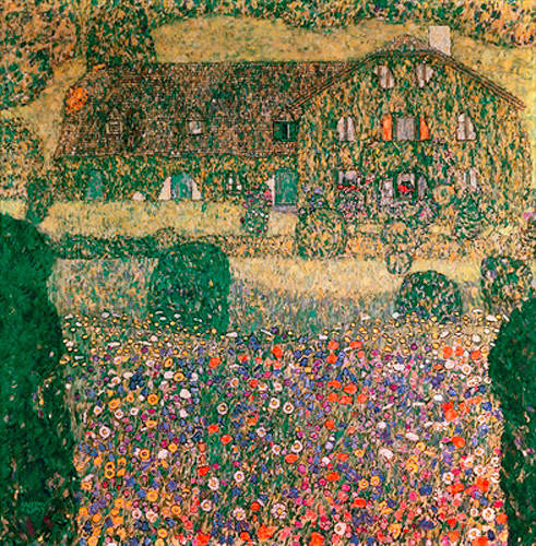 Gustav Klimt - Country House by the Attersee