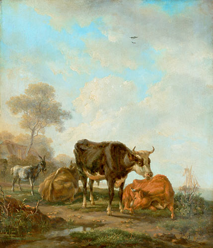 Jan II Kobell - Cows and goats