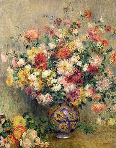 Pierre-Auguste Renoir - Dahlias 