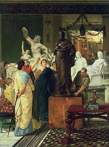 Sir Lawrence Alma-Tadema - Dealer in Statues