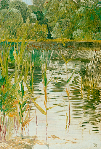 Wilhelm Bernatzik - Dreamy corner at a forest lake