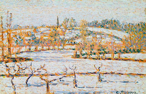 Camille Pissarro - Effect of Snow at Eragny