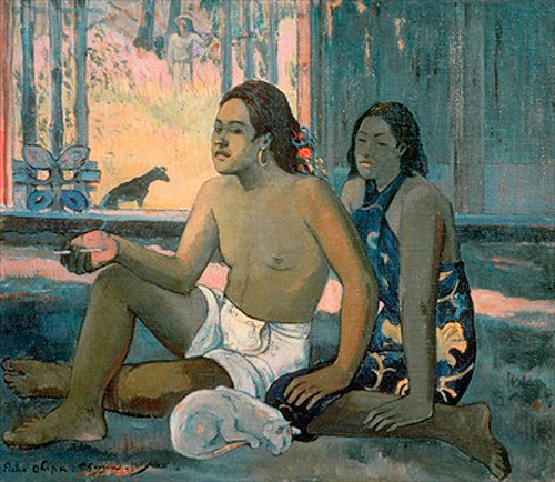 Paul Gauguin - Eiaha Ohipa or Tahitians in a Room