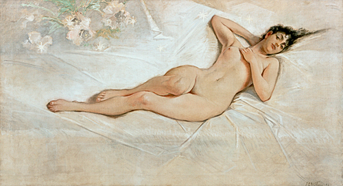 Friedrich Ernst Wolfrom - Female Nude