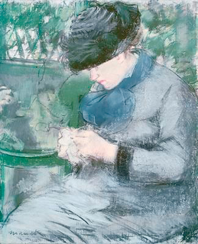 Edouard Manet - Femme Assise au Jardin