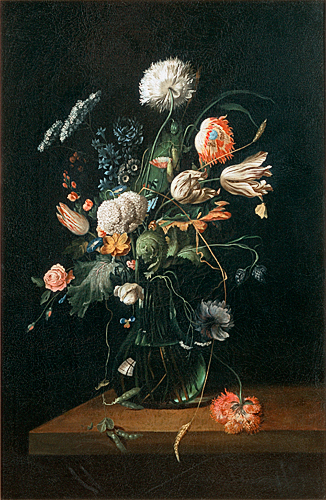 Niederländischer Maler - Flower stillife
