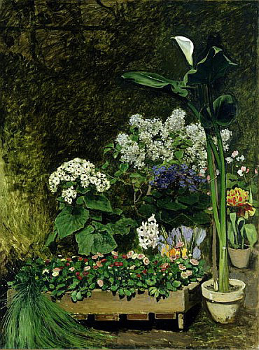 Pierre-Auguste Renoir - Flowers in a Greenhouse