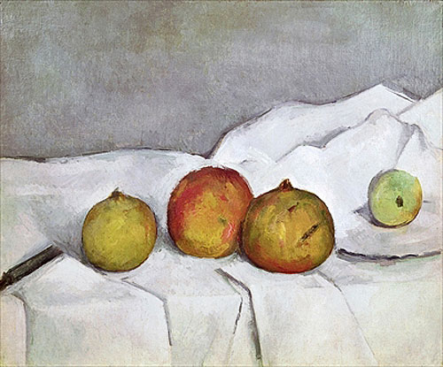 Paul Cézanne - Fruit on a Cloth
