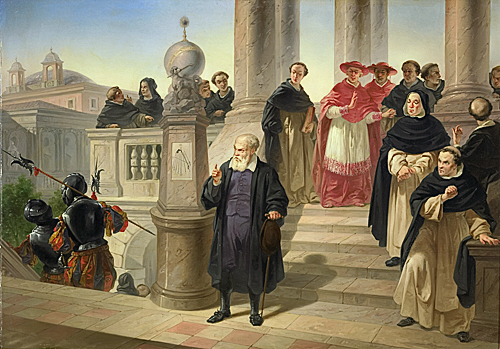 Giovanni Servi - Galileo Galilei at the inquisition trial 1633