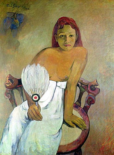 Paul Gauguin - Girl with fan