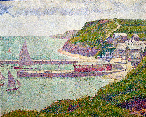Georges-Pierre Seurat - Harbour at Port-en-Bessin at High Tide
