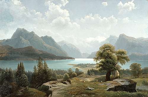 Gustav Hausmann - High mountains landscape