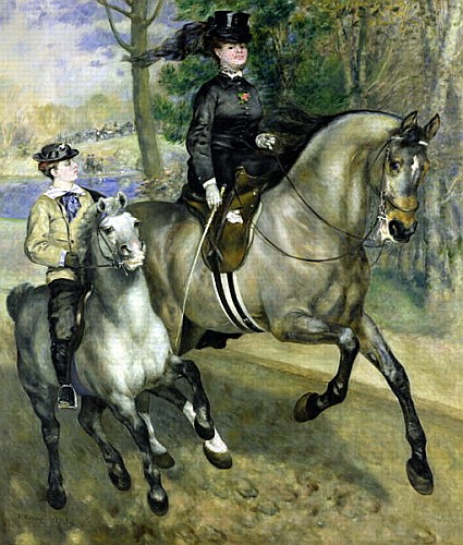 Pierre-Auguste Renoir - Horsewoman in the Bois de Boulogne