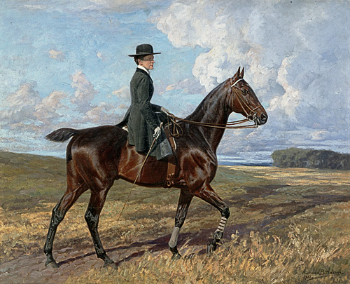 Richard Benno Adam - Horsewoman portrait