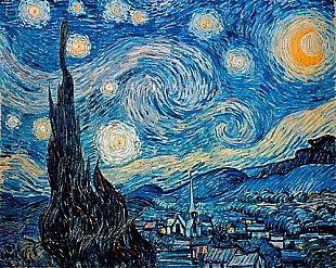 Vincent van Gogh - Night and stars