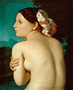 Jean Auguste Dominique Ingres - Back of a female nude