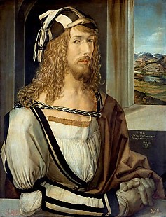 Albrecht Dürer - Self-portrait and landscape