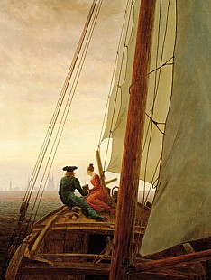 Caspar David Friedrich - On a sailing boat