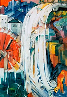 Franz Marc - The bewitched mill