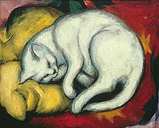 Franz Marc - The white cat