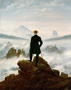Caspar David Friedrich - Wanderer at the sea of fog