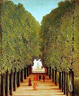 Henri Rousseau - Alleyway in the Park of Saint-Cloud