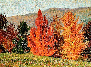 Henri-Edmond Cross - Autumn Landscape