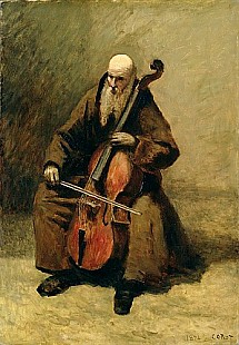 Jean Baptiste Camille Corot - The Monk