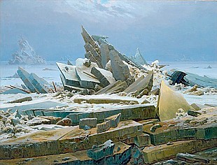Caspar David Friedrich - The Arctic Sea (Failed Hope)