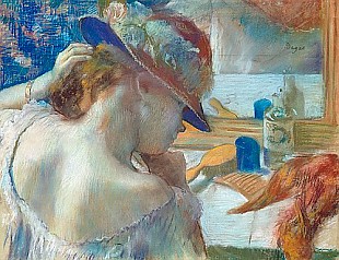 Edgar Degas - In Front of the Mirror