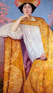 Gustav Klimt - Portrait of a Woman in a Golden Dress