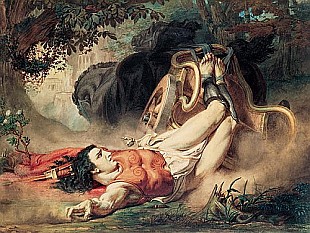 Sir Lawrence Alma-Tadema - The Death of Hippolyte, 1860