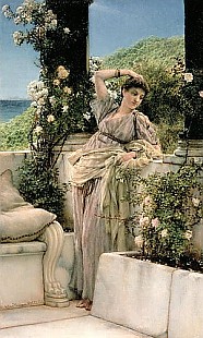 Sir Lawrence Alma-Tadema - Thou Rose of All the Roses', 1885