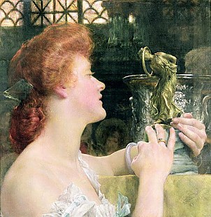 Sir Lawrence Alma-Tadema - The Golden Hour, 1908