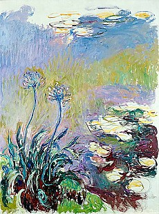 Claude Monet - The Agapanthus