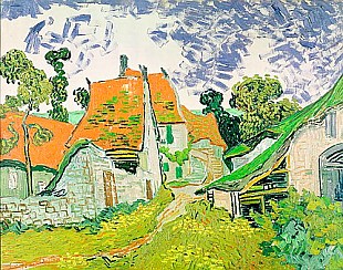 Vincent van Gogh - Street in Auvers-sur-Oise